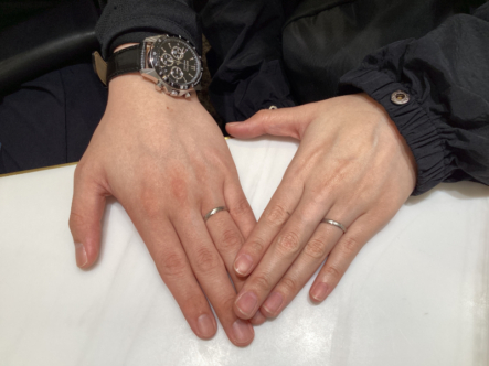 和歌山県和歌山市・岩出市　insmbre（インセンブレ）の結婚指輪をご成約いただきました