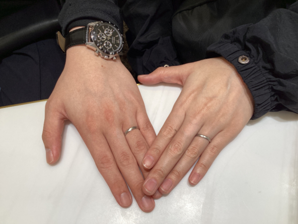 和歌山県和歌山市・岩出市 insmbre(インセンブレ)の結婚指輪をご成約いただきました