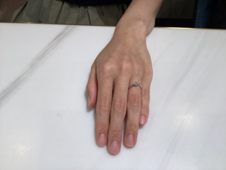 和歌山県白浜町 IDEAL plus fort（アイデアルプリュフォール）の婚約指輪をご成約いただきました