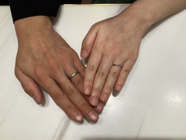 和歌山県和歌山市　ディズニープリンセスシリーズ・美女と野獣の結婚指輪をご成約いただきました