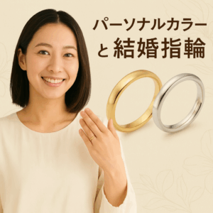 イエべカラーが映える、運命の結婚指輪セレクション