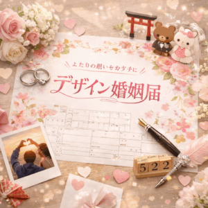 デザイン婚姻届特集｜二人らしさを形にする入籍スタイル