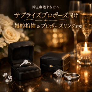 【和歌山・田辺市】迷える方へ。サプライズプロポーズ向け婚約指輪&プロポーズリング特集！