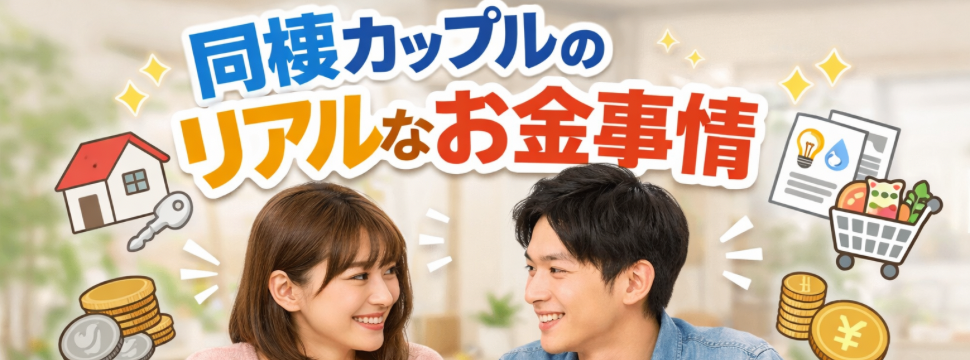 同棲カップルのリアルなお金事情｜家賃・生活費はいくらかかる？