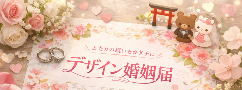 デザイン婚姻届特集｜二人らしさを形にする入籍スタイル2026年版｜結婚指輪・婚約指輪の予算相場と、後悔しない選び方【来店前チェック】