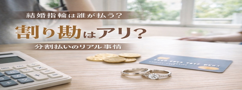 結婚指輪は誰が払う?割り勘は一般的?2026年最新の平均相場とリアルな支払事情