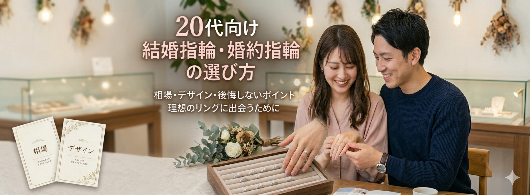 20代向け結婚指輪・婚約指輪の選び方｜相場・人気デザイン・後悔しないポイント