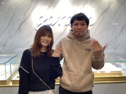 和歌山県紀の川市：Disney Tangled-RAPUNZEL（ディズニー タングレット ラプンツェル）の結婚指輪をご成約いただきました！