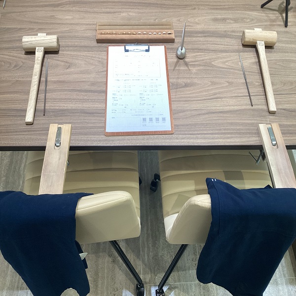 手作りペアリング体験　雨の日のデートスポット　手作り
