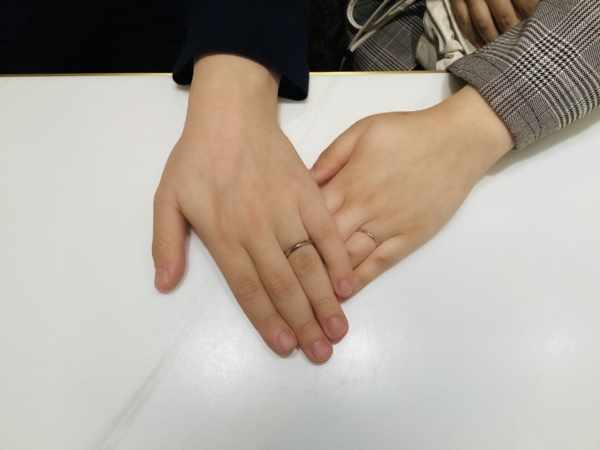 和歌山市・高石市からご来店「FISCHER」の結婚指輪をご成約頂きました
