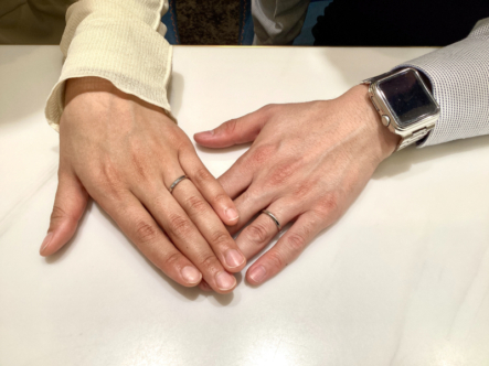 和歌山市からご来店「Disney Cinderella」の結婚指輪をご成約頂きました