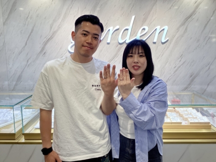 和歌山県和歌山市　FISCHER（フィッシャー）の結婚指輪をご成約いただきました。