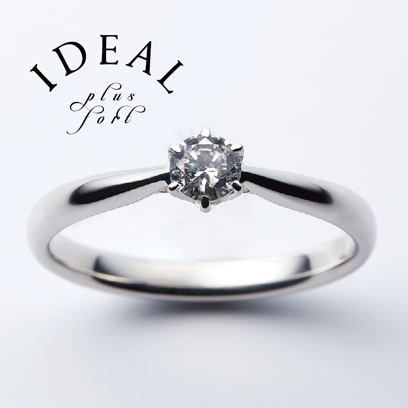 IDEAL plus fort(アイデアルプリュフォール)の婚約指輪と結婚指輪の重ね付け