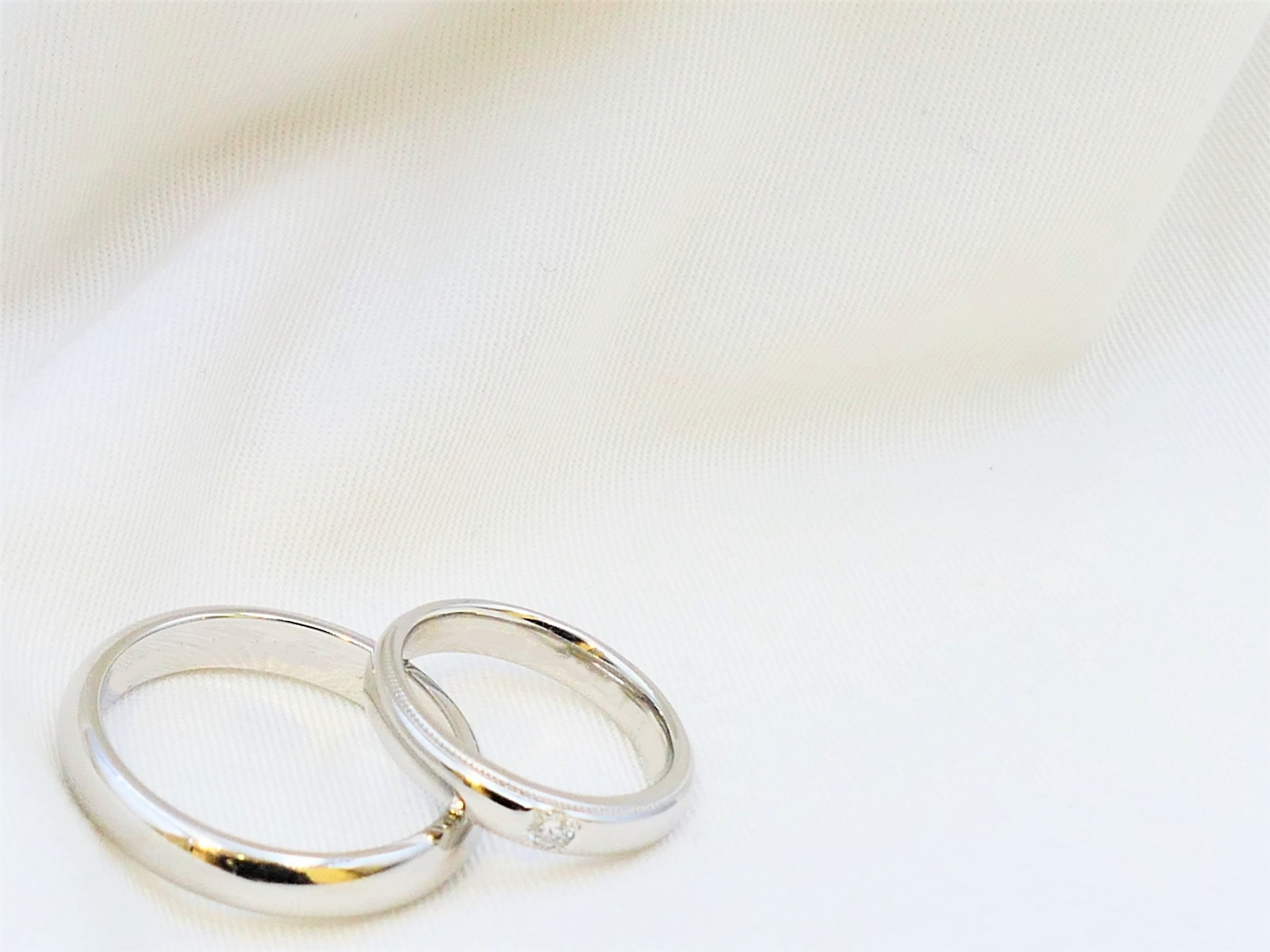 結婚指輪についてるメレダイヤの品質
