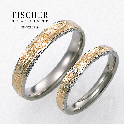 和歌山で高品質なダイヤモンドの結婚指輪ならFISCHER（フィッシャー）のデザイン①