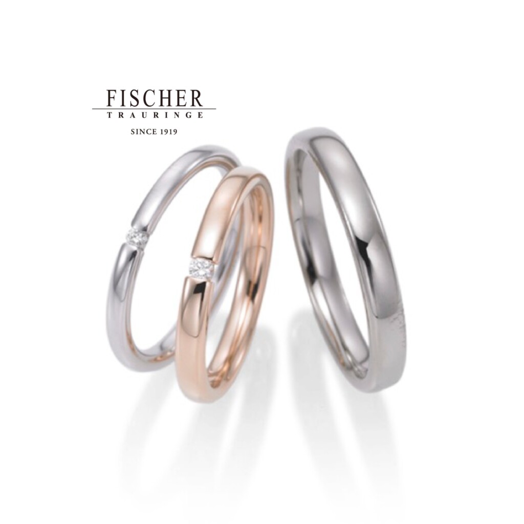 garden和歌山でおすすめの結婚指輪ブランドFISCHER（フィッシャー）のデザイン②