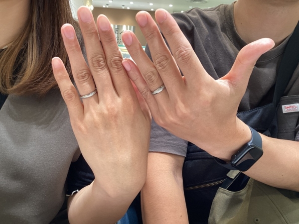 和歌山県東牟婁郡串本町　FISCHER（フィッシャー）の結婚指輪をご成約いただきました