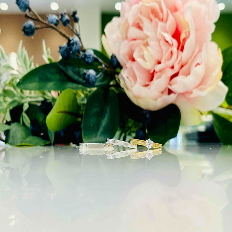 RosettE（ロゼット）の婚約指輪と結婚指輪の重ね付け